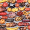 Картофельные клубни в музее Перу
